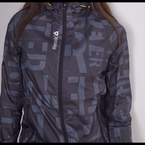 vintage reebok windbreaker jacket   - Picture 7 of 7